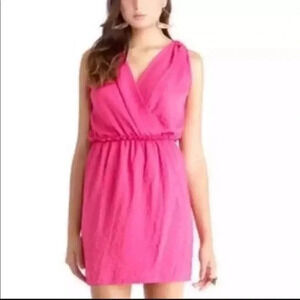 RACHEL Rachel Roy Hot Pink Elastic Waistband Dress Women’s Size Medium M